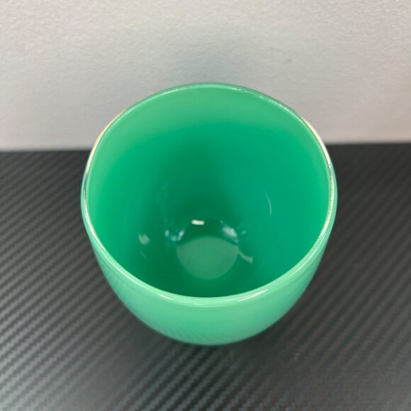 Glassybaby Strength Sea Green Hand Blown Votive Candle Holder - Picture 3 of 7